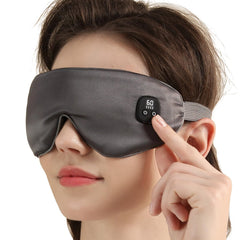 Auccipal heated eye mask cordless demonstrates portable warmth for on the go eye comfort