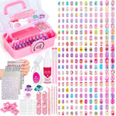 Audab 480-pcs kids nails collection offers endless mix-and-match designs for creative at-home manicures.