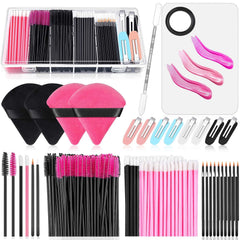 Audab disposable applicators kit organizer box keeps tools neatly organized for professionals and home use