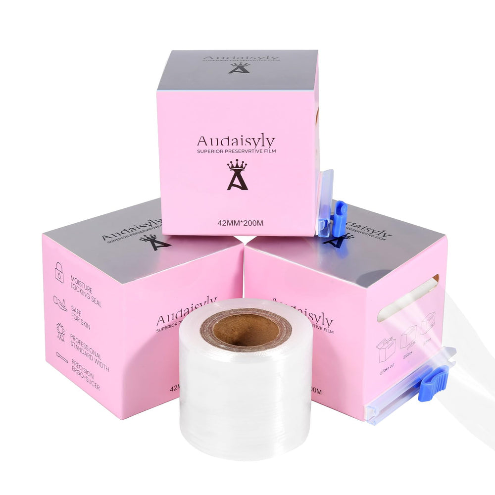 Audaisyly preservative film tattoo wrap protects tattoo sites during healing.