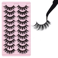 AUGENLI lashes 16mm spiky design for anime-inspired eye accents