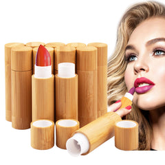 AUHOKY bamboo-empty-lipstick-tubes bamboo shell for natural look and durability.