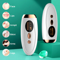 AUITRONCARE IPL device display panel close-up with precise settings