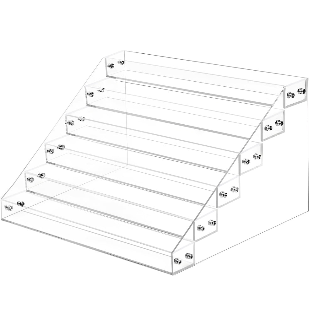 AumVum 6-tier nail polish organizer rack displaying bottles in a neat arrangement