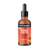 Aunt Jackie's Batana Jojoba Rice Elixir bottle front—promises nourishing shine for softer hair