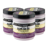 Aunt Jackie's Curl La La Custard bottle cap for precise, mess-free application.
