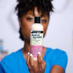 Aunt Jackie's Knot On My Watch detangles knots with creamy slip for curls