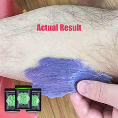 Auperwel hard wax beads gripping coarse hair at root