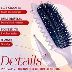 AURALIA curl definer with ergonomic pointed tip for precise sectioning
