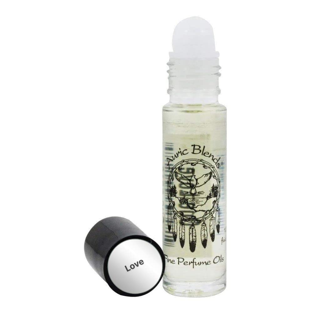 Auric Blends Love roll-on bottle delivers long-lasting, subtle fragrance for daily wear.