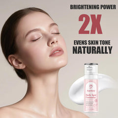Aurivoy dark spot remover serum dispense enabling easy nightly application for even skin tone.