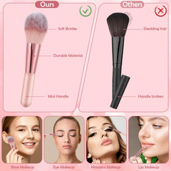 auroray mini beauty sponge set ideal for precise blending and quick fixes