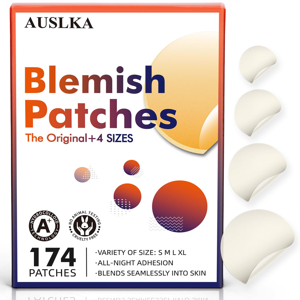 AUSLKA blemishes patches variety sizes for perfect coverage and flexibility
