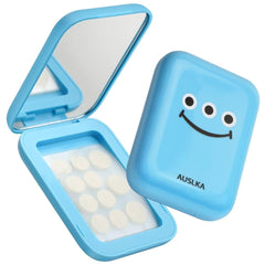 AUSLKA pimple patches in a case for refillable compact portability.