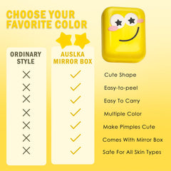 AUSLKA Star Pimple Patches yellow star patches offer discreet, color-matched spot coverage.