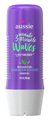 Aussie 3 Minute Miracle Waves bottle delivering quick hydration for defined waves