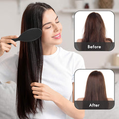 Aussumy detangling brush for dry styling delivers tangle-free hair.