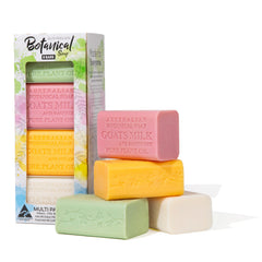 Australian Botanical Goat’s Milk Soap Lemongrass bar offers refreshing cleansing for daily use.