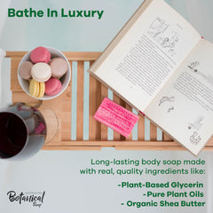 Australian Botanical Goat Milk Soap Manuka Honey bar nourishes and softens skin.