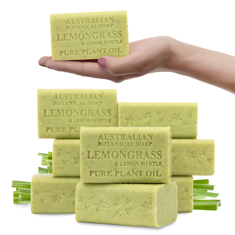 Australian Botanical Soap barra-jabon-hierba-de-limon-myrtle: aroma vigorizante para la piel