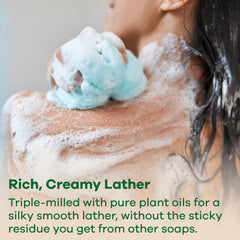 Australian Botanical Soap goats milk bar stacked bars highlight triple milled texture and durability.