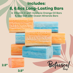 Australian Botanical Soap ocean minerals from Camargue offer mineral-rich cleansing.