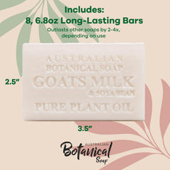 Australian Botanical Soap organic shea butter ingredient promotes moisture and skin softness.