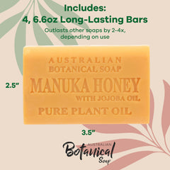 Australian Botanical Soap Plant Oil Fragrance offers calming scent during daily cleansing