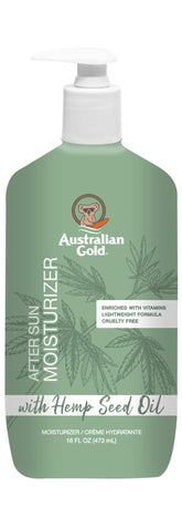 Australian Gold After Sun Moisturizer bottle showing lightweight hydration after sun exposure