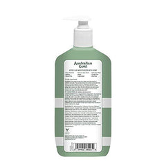 Australian Gold After Sun Moisturizer ingredients like tea tree oil highlighted for revitalization