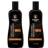 Australian Gold Rapid Tanning Intensifier bottle demonstrating faster color development