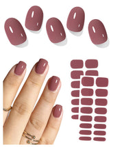 AutyaMee Fall Mauve gel nail strips packaging for salon-worthy at-home manicure.