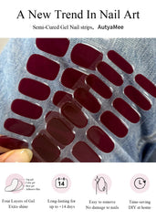 AutyaMee salon-quality nail wraps lasting up to two weeks with proper curing