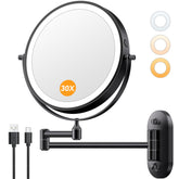 Auxmir 1X/30X magnifying mirror 8-inch close-up detail for precise makeup