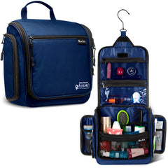 AvaJex travel toiletry bag outside view highlights sturdy construction for organized travel