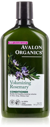 Avalon Organics Volumizing Conditioner Rosemary bottle for volumized, nourished hair