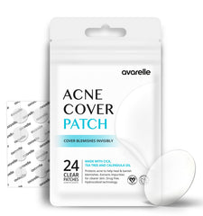 AVARELLE Acne Patch Pack Closeup demonstrates discreet blemish coverage for overnight care.