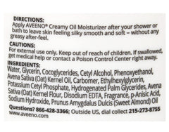 Aveeno Creamy Oil applied to arm for soft, touchable skin.