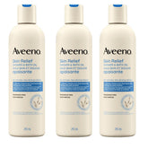 Aveeno Skin Relief Shower & Bath Oil case pack showing three bottles for bulk routine