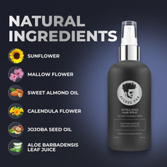 Avenue Man frizz-control action keeps hair smooth in humid conditions.