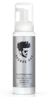 Avenue Man Sculpting Foam bottle showing weightless volume and lift.