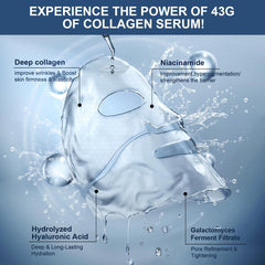 AVJONE collagen mask hydrogel adhesion supports precise facial fit