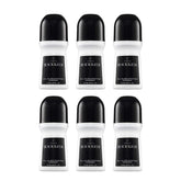 AVON Black Suede roll-on deodorant bottle provides long-lasting freshness.