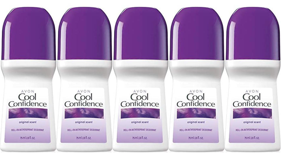 Avon Cool Confidence roll-on bottle with all-day odor protection.