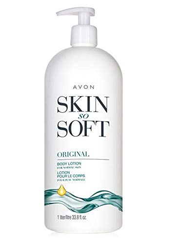Avon Skin So Soft Bonus Size Original Body Lotion bottle with pump for 24-hour moisture