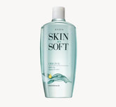 Avon Skin So Soft Original bath oil bottle offers deep hydration and silky skin.