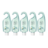 AVON Skin So Soft Original Shower Gel bottle with jojoba oil for hydrating cleanse.