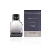 Awaken by Tumi for Men bottle front view—compact design for everyday carry and fresh confidence.