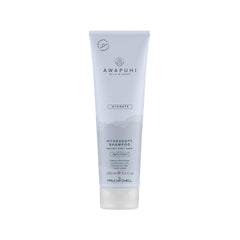 Awapuhi Wild Ginger HydraSoft Shampoo bottle showing moisture restoration for dry hair.