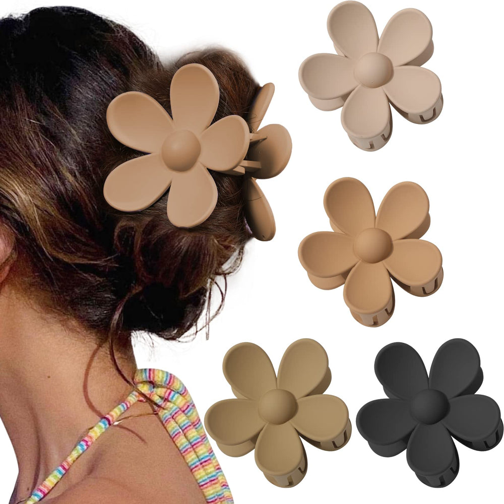 AWAYTR hair clip beige matte for daily secure styling and hold